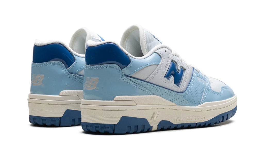 550 "Patent - White / Powder Blue" BB550YKE