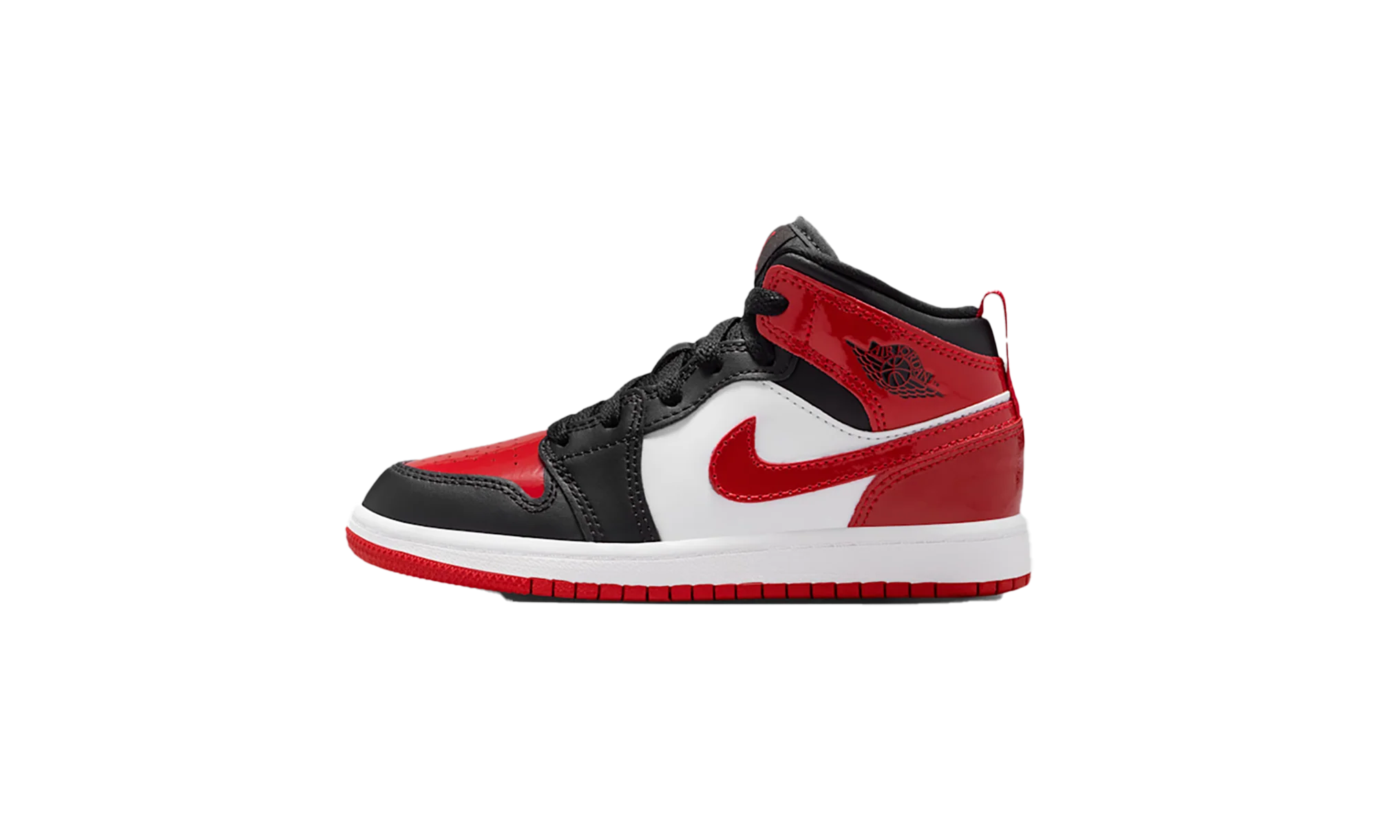 Air Jordan 1 Mid GS "Red/black" HV4399 006