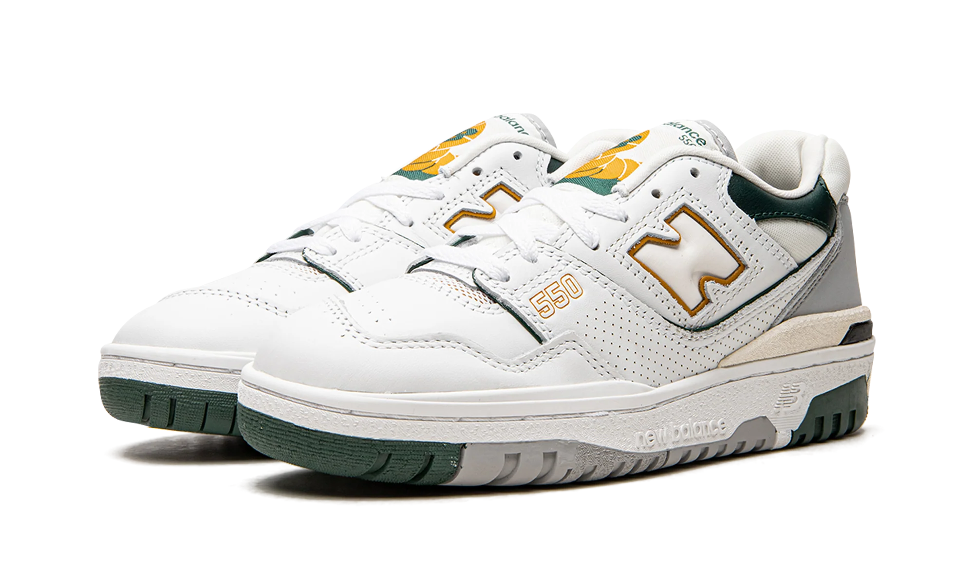 550 "White / Nightwatch Green" BB550PWC