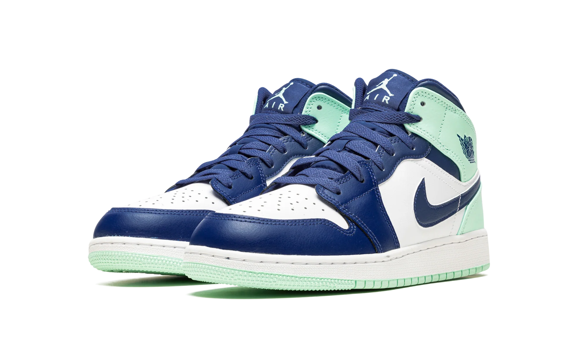 Air Jordan 1 Mid GS "Blue Mint" 554725 413