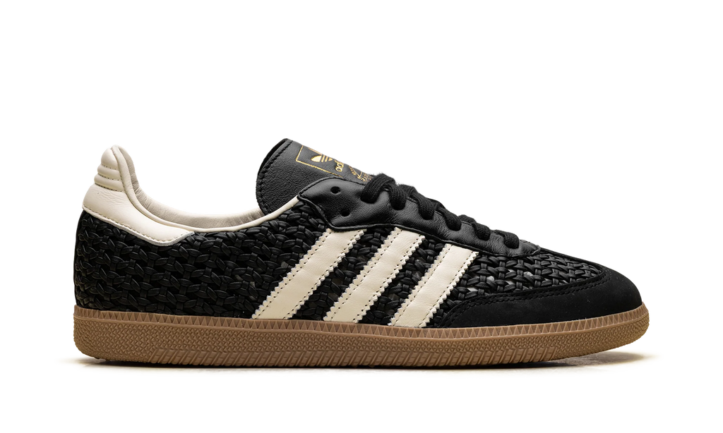Samba OG WMNS "Basketweave Black Cream White" HQ9282