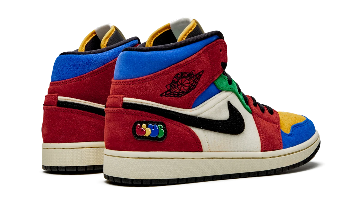 Air Jordan 1 Mid "Blue The Great - Fearless" CU2805 100