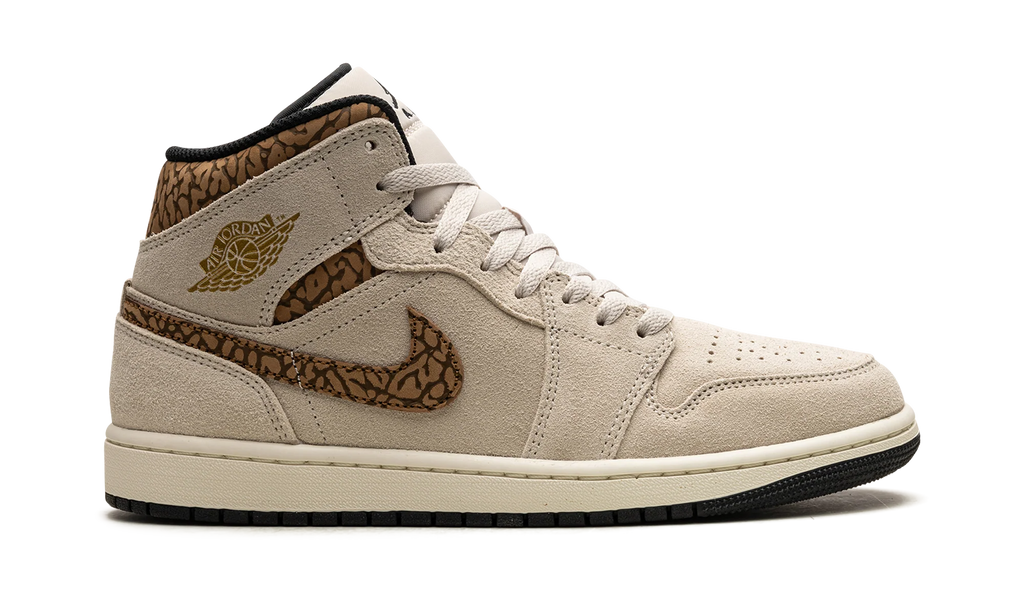 Air Jordan 1 Mid "Brown Elephant" DZ4129 102