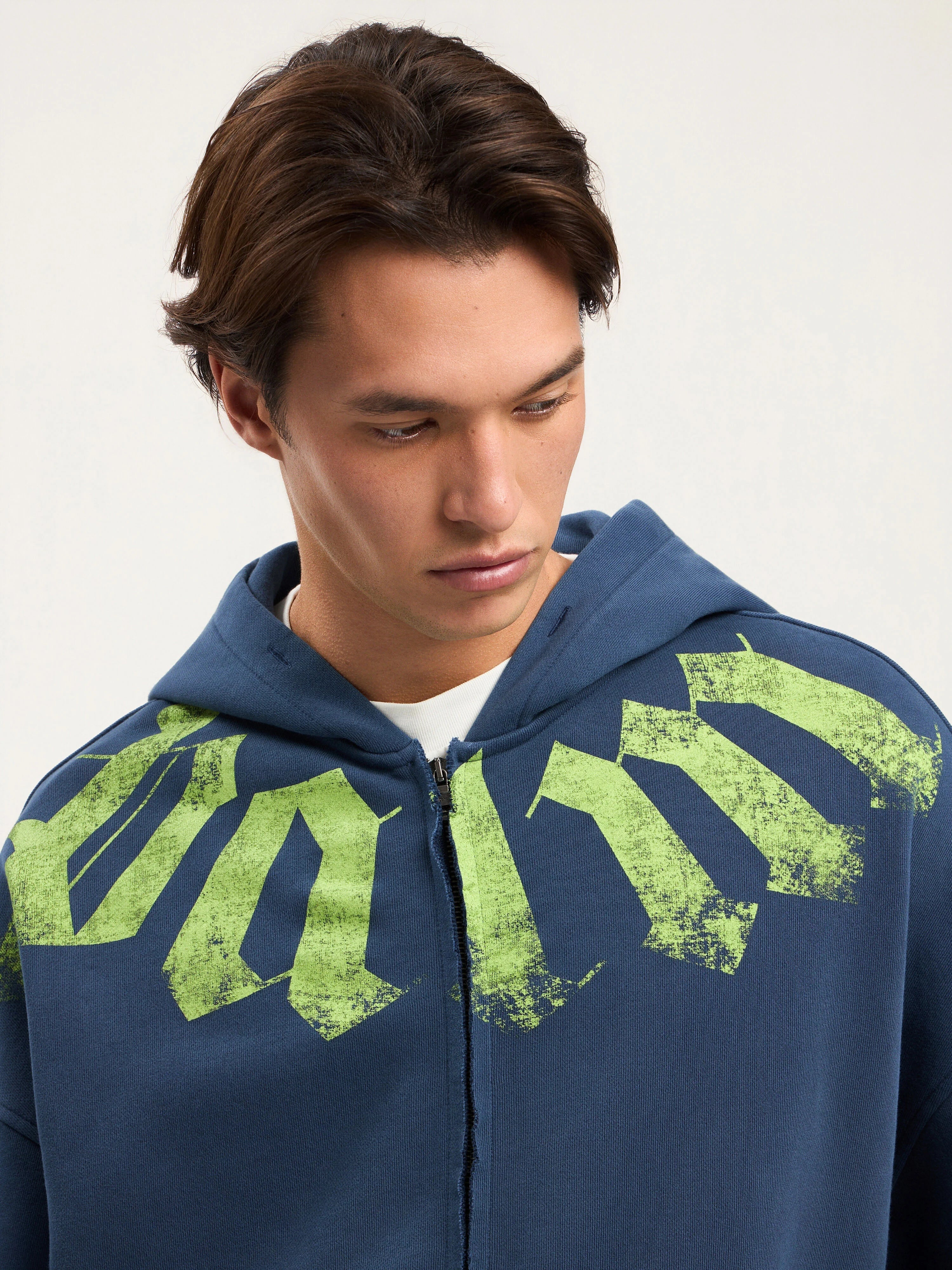 Big Neck Logo Zip Hoody