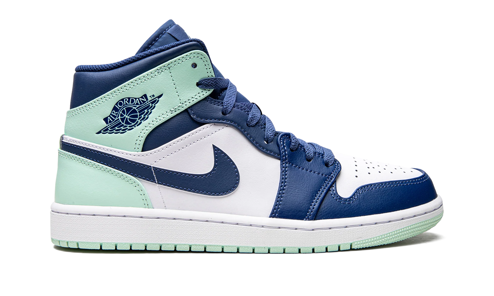 Air Jordan 1 Mid "Blue Mint" 554724 413
