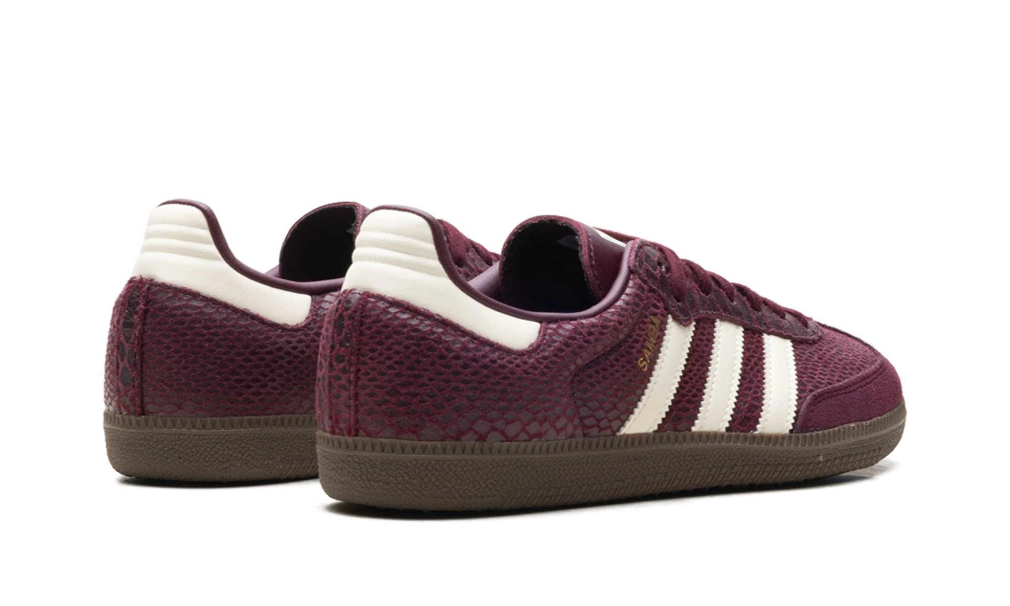 Samba OG WMNS "Snakeskin Maroon Cream White" IH3979