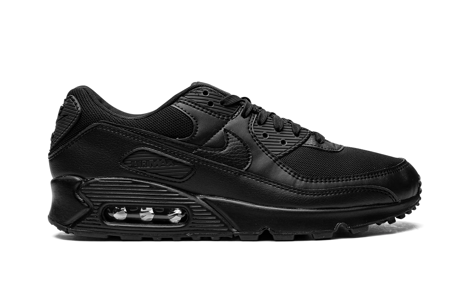 AIR MAX 90 MNS WMNS "Triple Black" DH8010 001