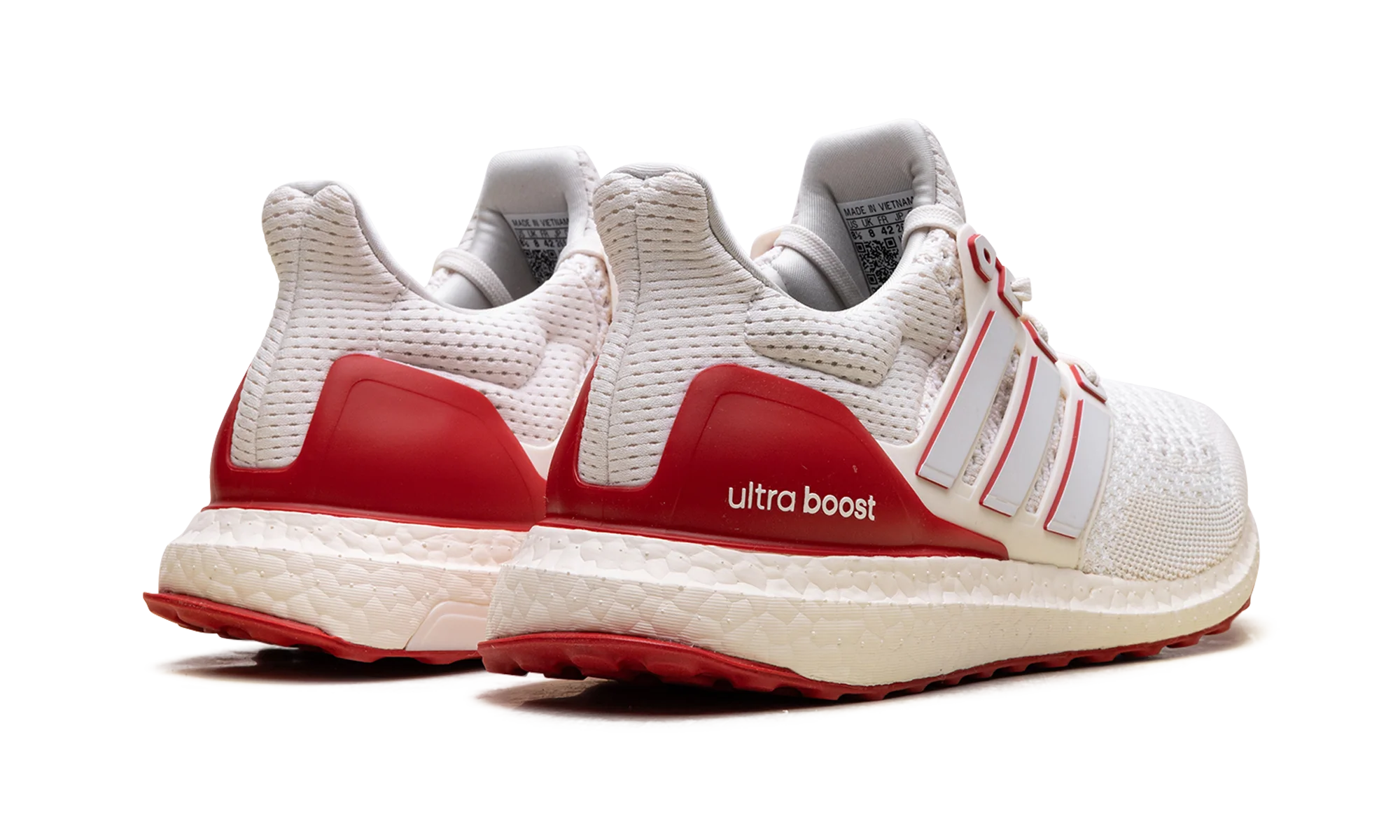 Ultraboost 1.0 "Chalk White Scarlet" JR3149