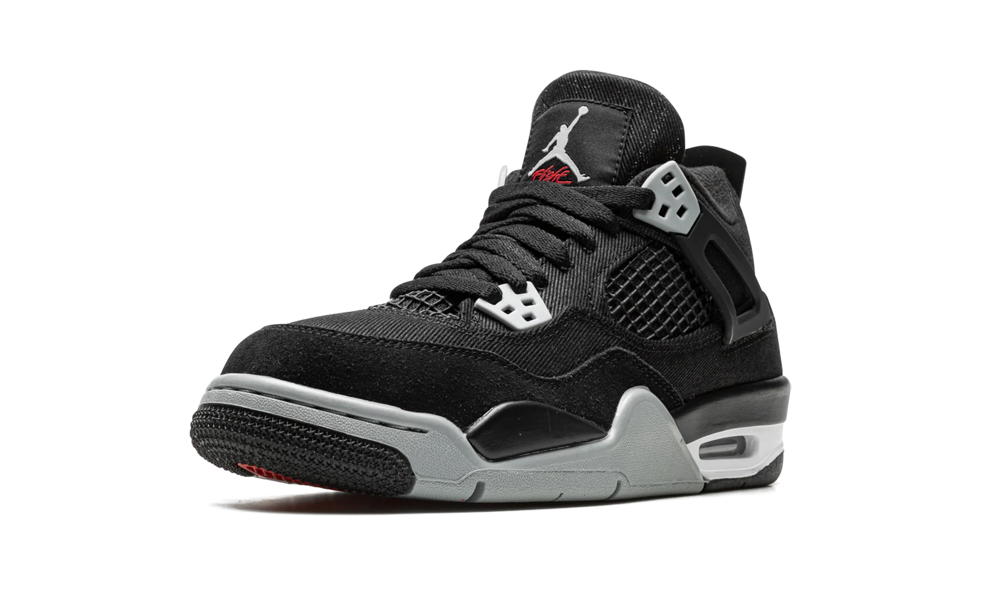 Air Jordan 4 GS "Black Canvas" DV0553 006