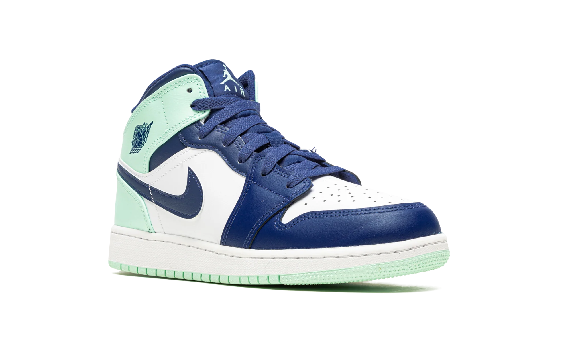 Air Jordan 1 Mid GS "Blue Mint" 554725 413