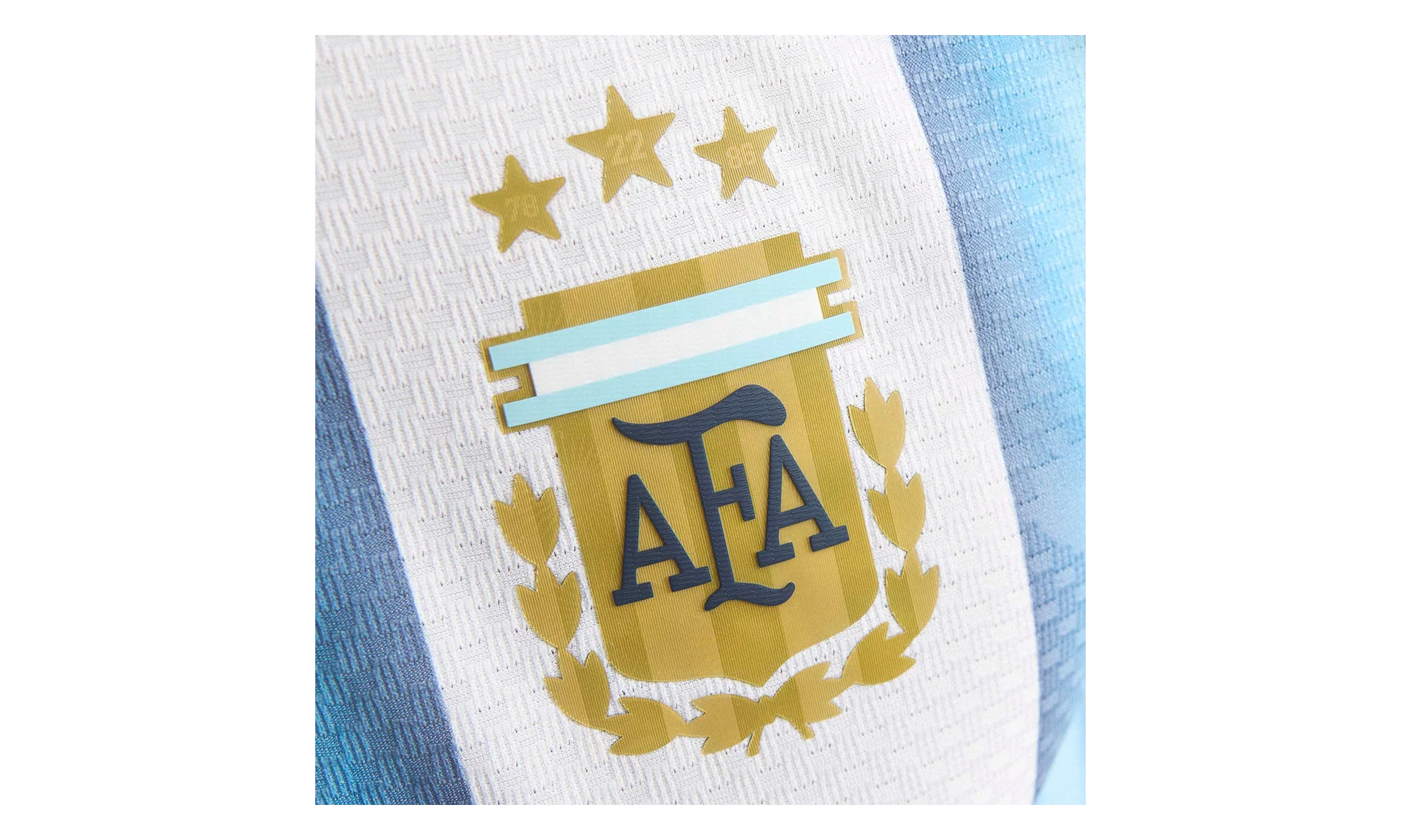 Argentina 26 Home Messi Authentic Jersey "White / Icey Blue / Light Blue" KH3934