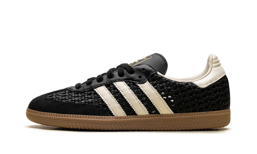 Samba OG WMNS "Basketweave Black Cream White" HQ9282