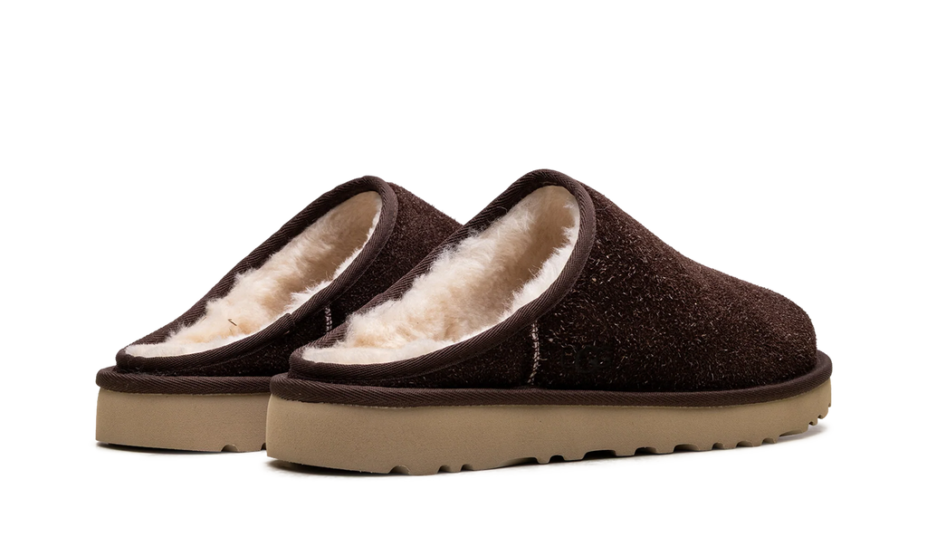 Classic Slip-On Shaggy Suede Slipper "Burnt Cedar" 1153104 BCDR