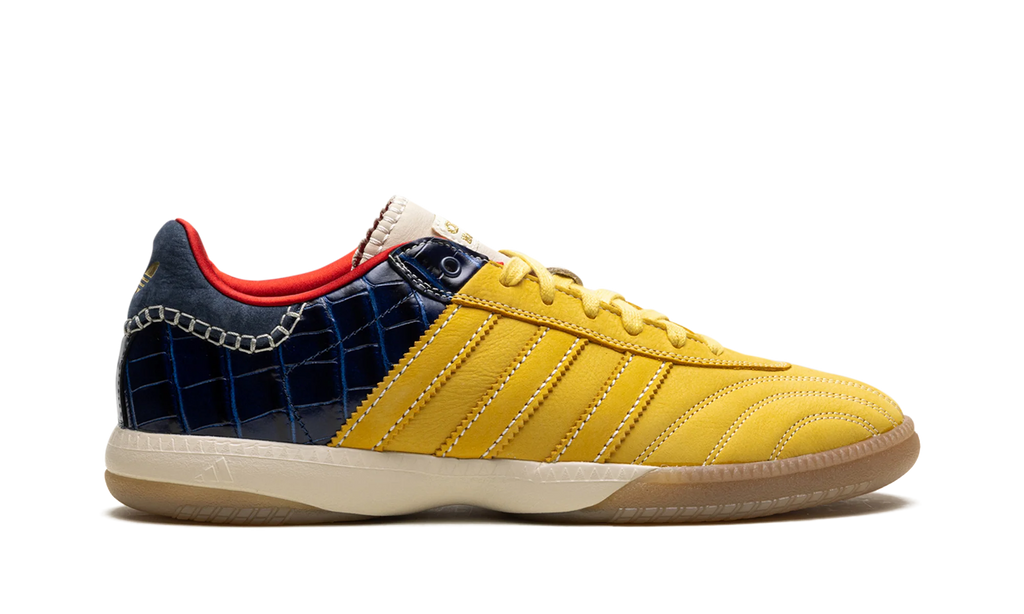 Samba Millenium "Wales Bonner - Fade Gold / Navy Croc" IH8407