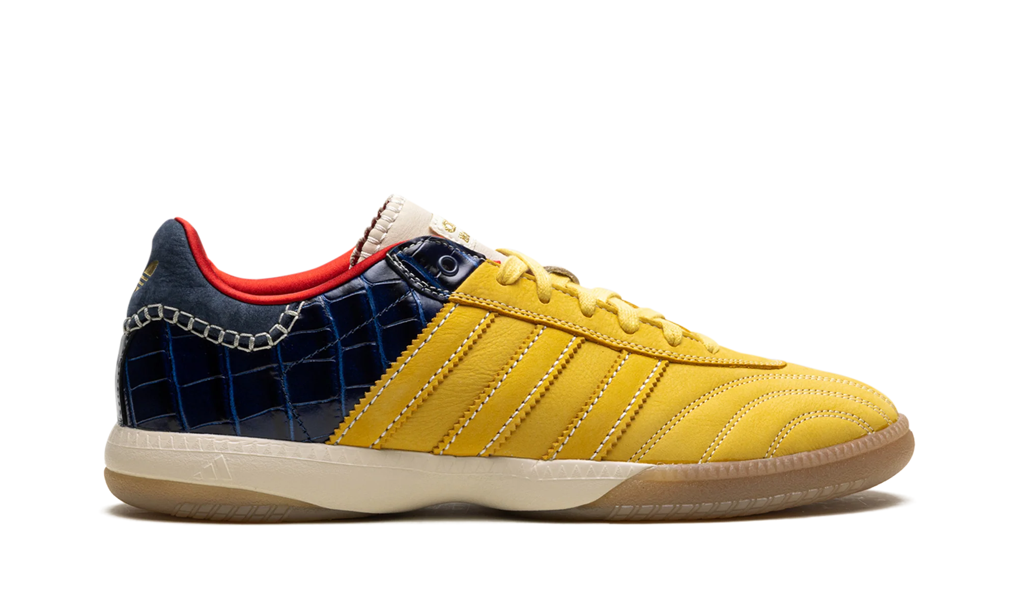 Samba Millenium "Wales Bonner - Fade Gold / Navy Croc" IH8407
