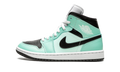 AIR JORDAN 1 MID WMNS "Aqua Black" BQ6472 300