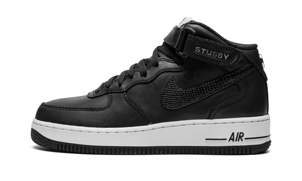 Air Force 1 Mid "Stussy - Black" DJ7840 001