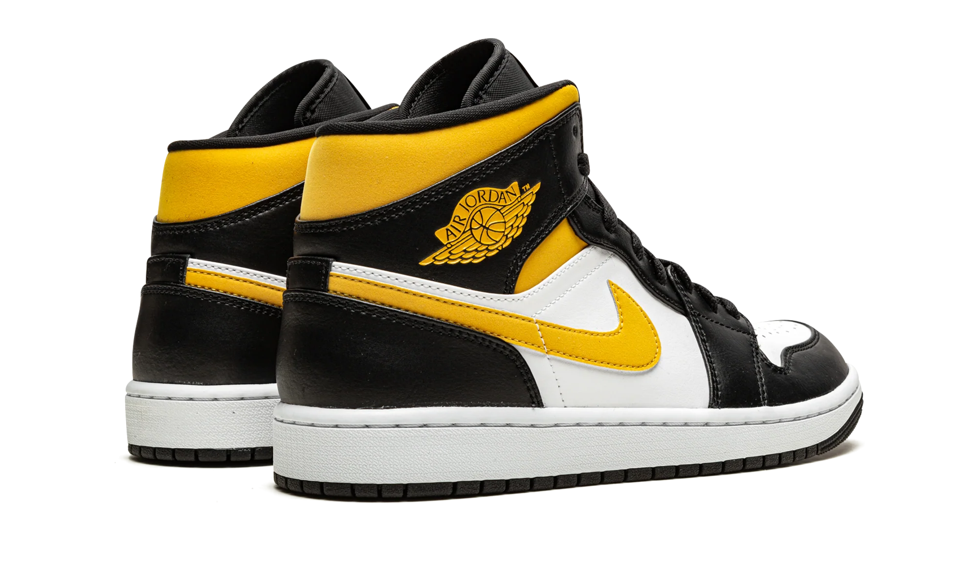 Air Jordan 1 Mid "White / Pollen / Black" 554724 177