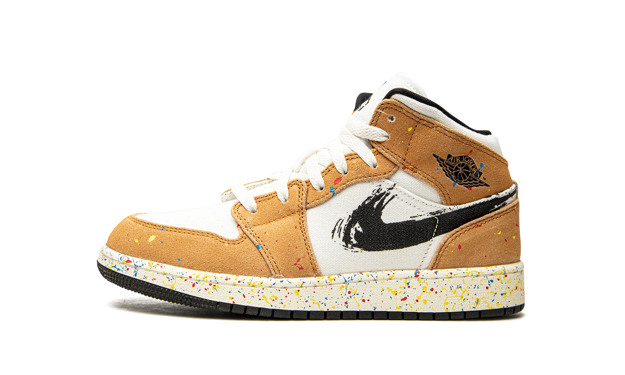 Air Jordan 1 Mid SE GS "Brushstroke" DA8006 100