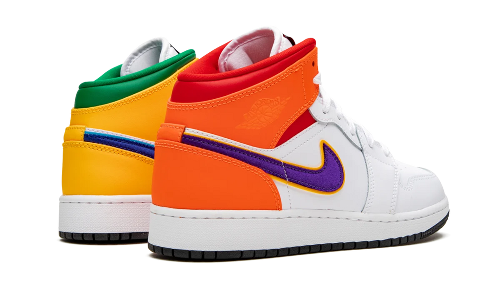 Air Jordan 1 MID GS "Three Peat" 554725 128