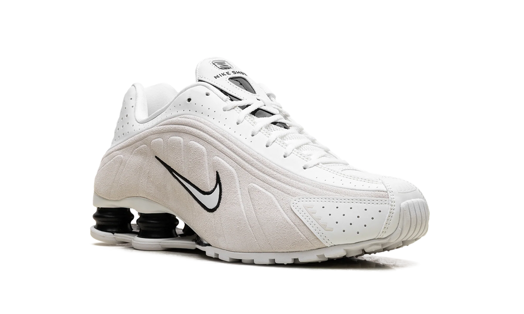 Shox R4 WMNS "White Black Suede" HQ7739 100