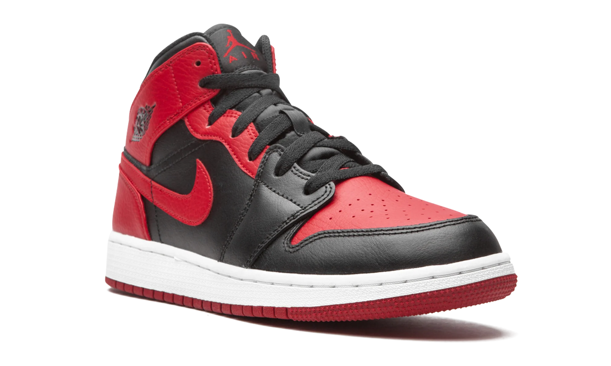 Air Jordan 1 Mid GS "Banned 2020" 554725 074
