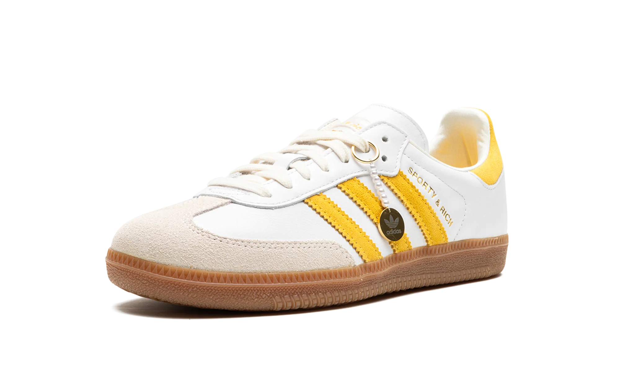 Samba OG "SPORTY & RICH - White Bold Gold" IF5661