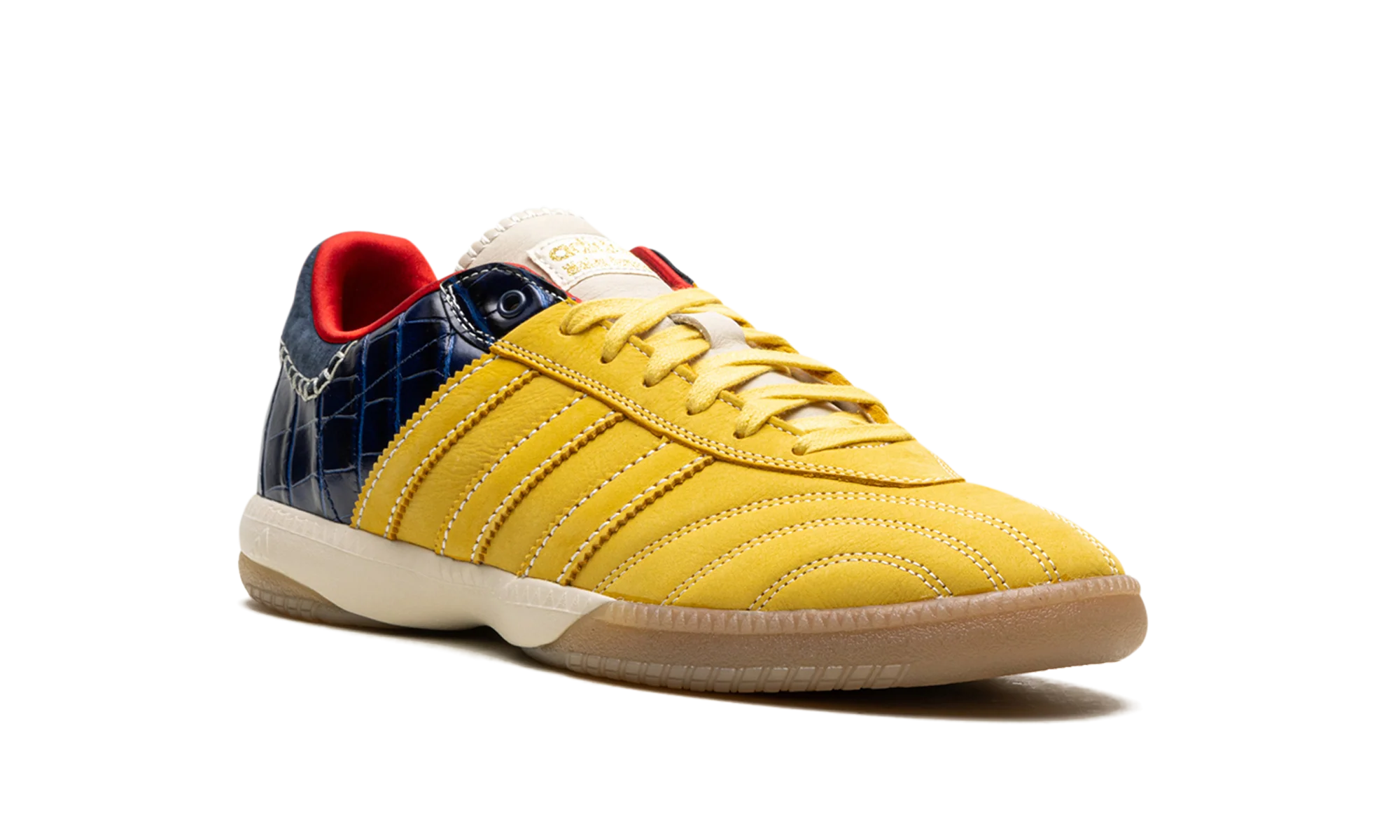 Samba Millenium "Wales Bonner - Fade Gold / Navy Croc" IH8407