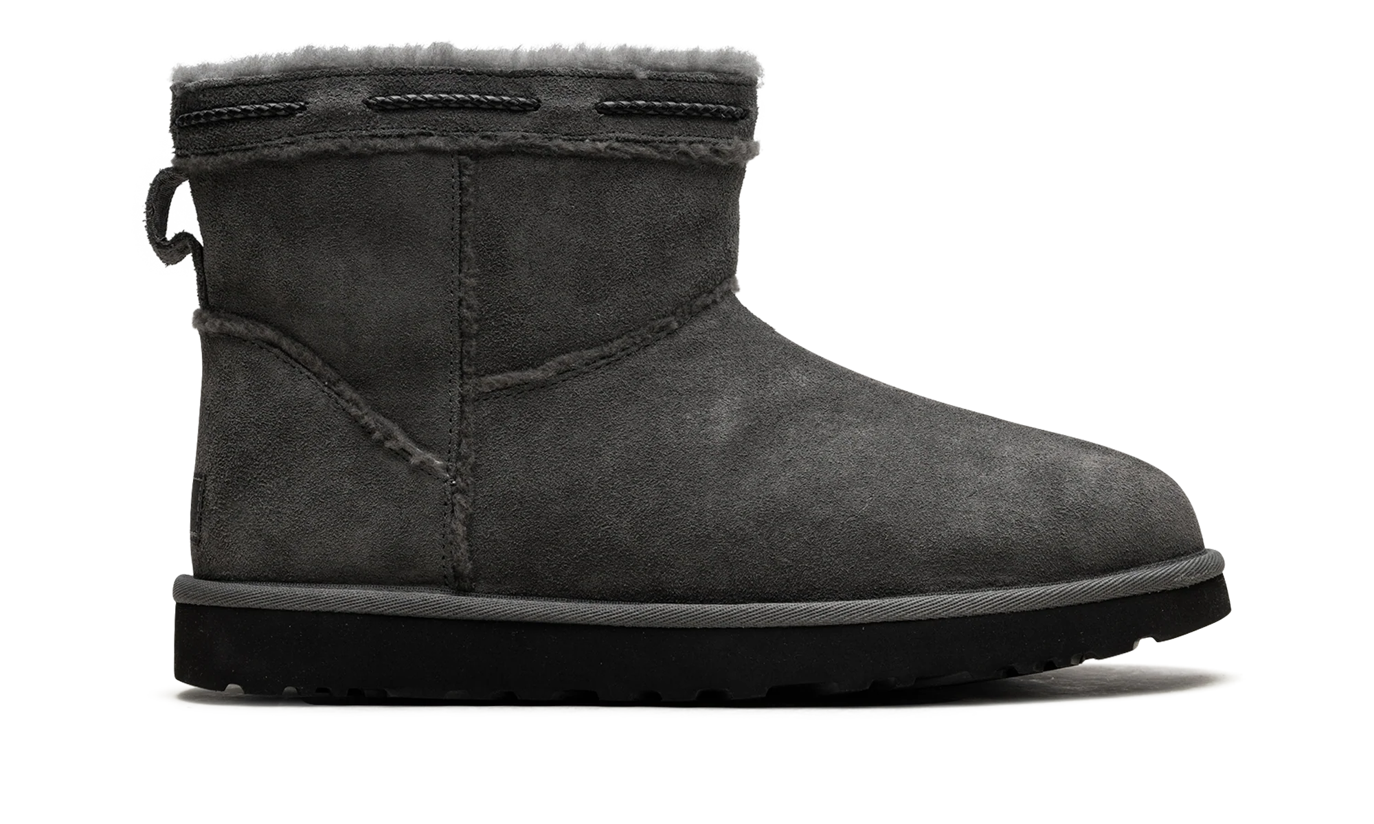 Classic Mini Shearling Braid WMNS "Charcoal" 1166751 CHRC