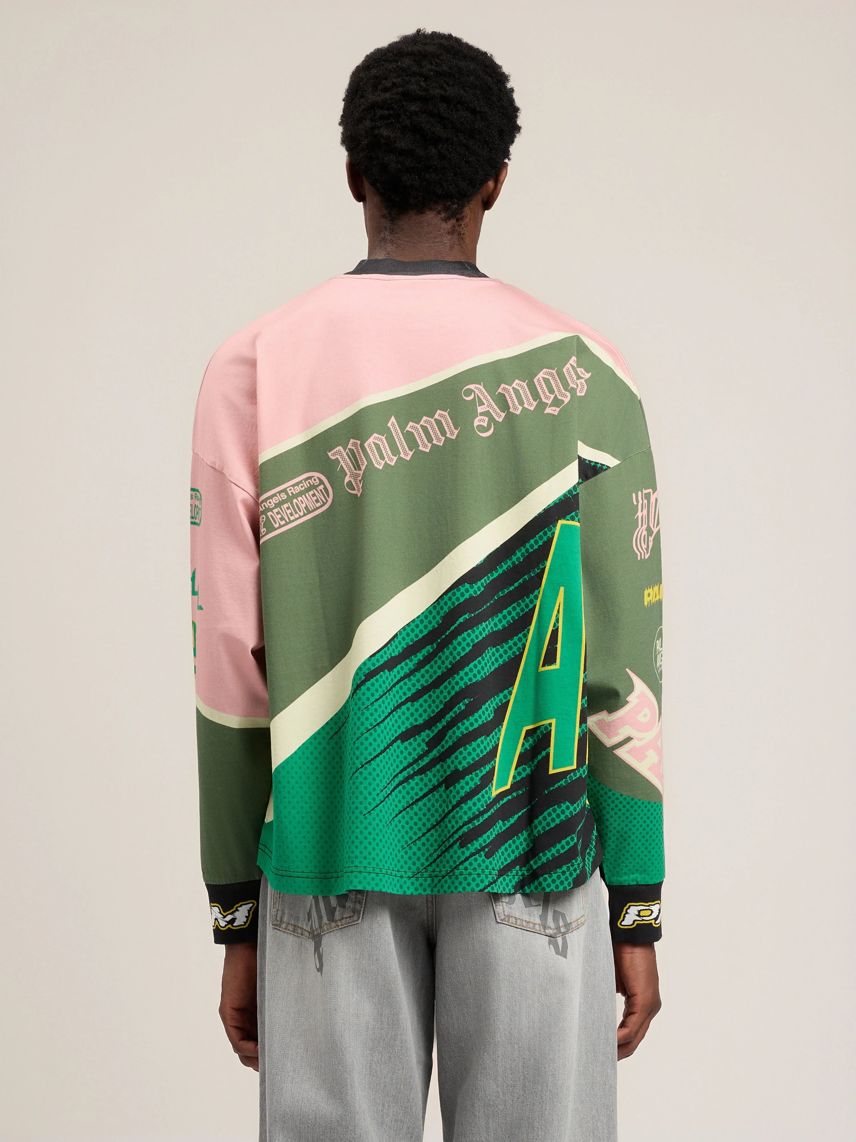 Racing Loose Long-Sleeved T-Shirt