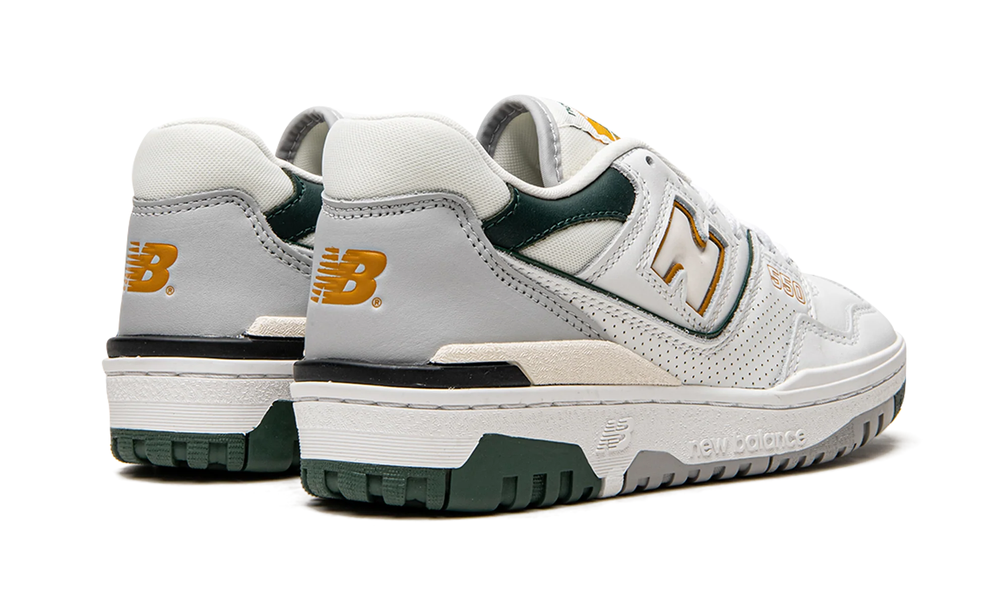 550 "White / Nightwatch Green" BB550PWC