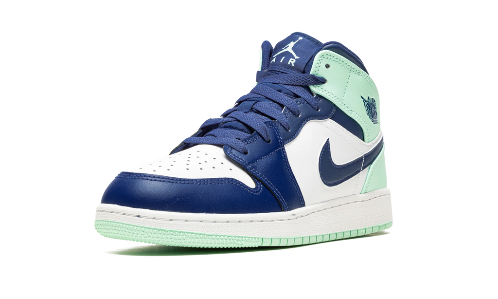 Air Jordan 1 Mid GS "Blue Mint" 554725 413