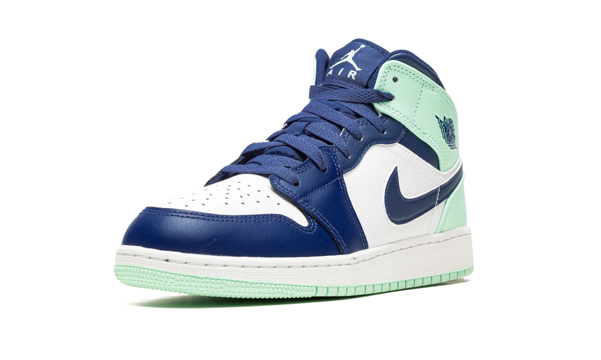 Air Jordan 1 Mid GS "Blue Mint" 554725 413