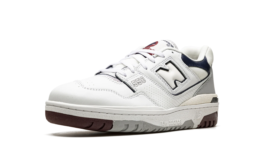 550 "White / Indigo / Burgundy" BB550PWB