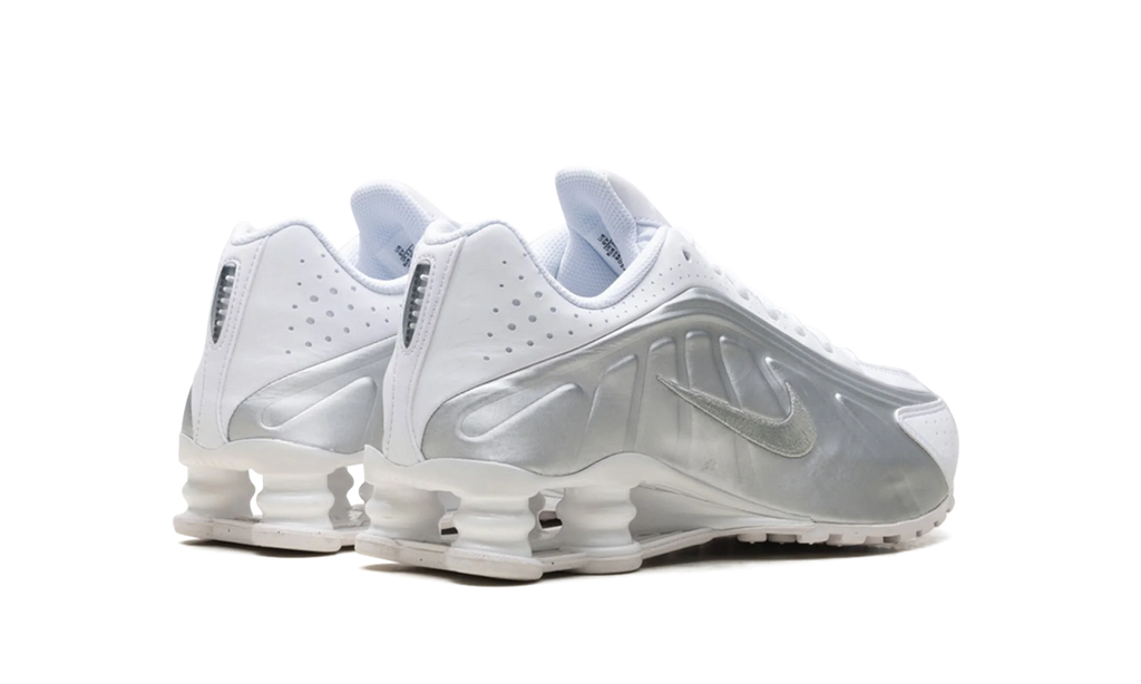 Shox R4 GS "White Bright Crimson Metallic Silver" CW2626 101