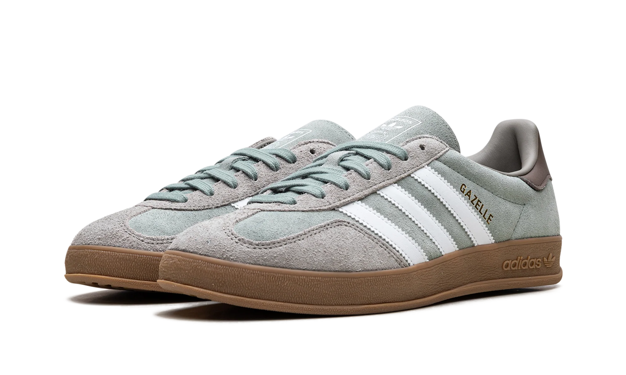 Gazelle Indoor "Silver Pebble Silver Green" JI3526