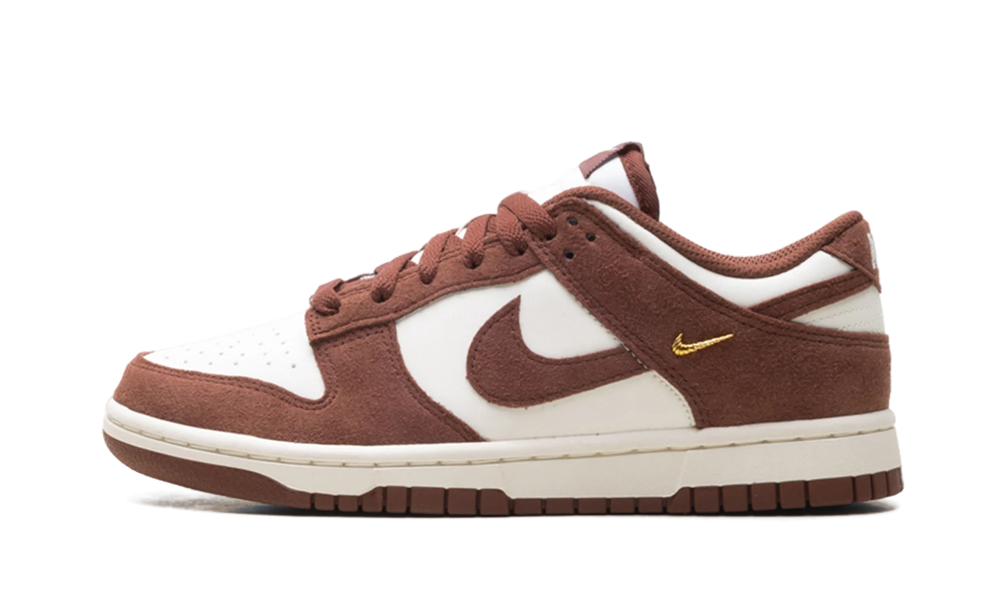 Dunk Low WMNS "Red Sepia Gold Mini Swoosh" IB4417 104