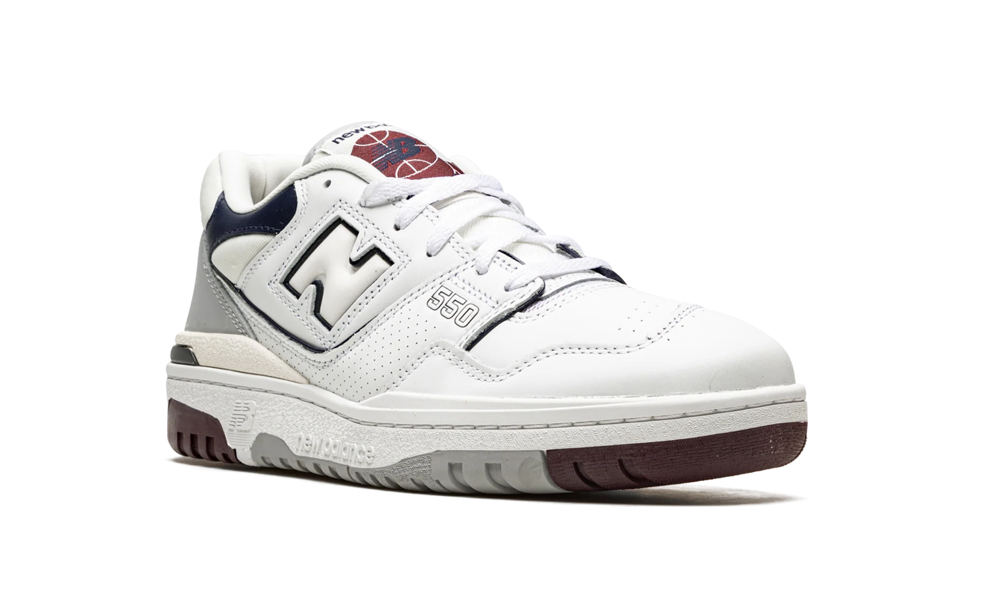 550 "White / Indigo / Burgundy" BB550PWB