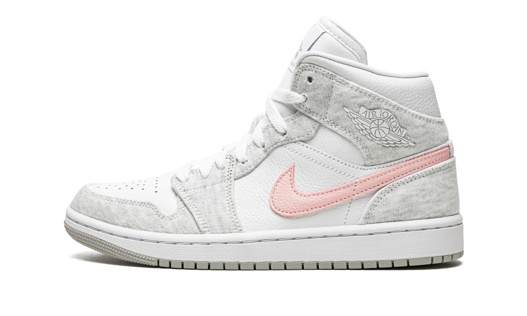 AIR JORDAN 1 MID SE WMNS "Heather Grey / Pink" DN4045 001