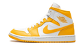 JORDAN 1 MID WMNS "White / University Gold" BQ6472 117