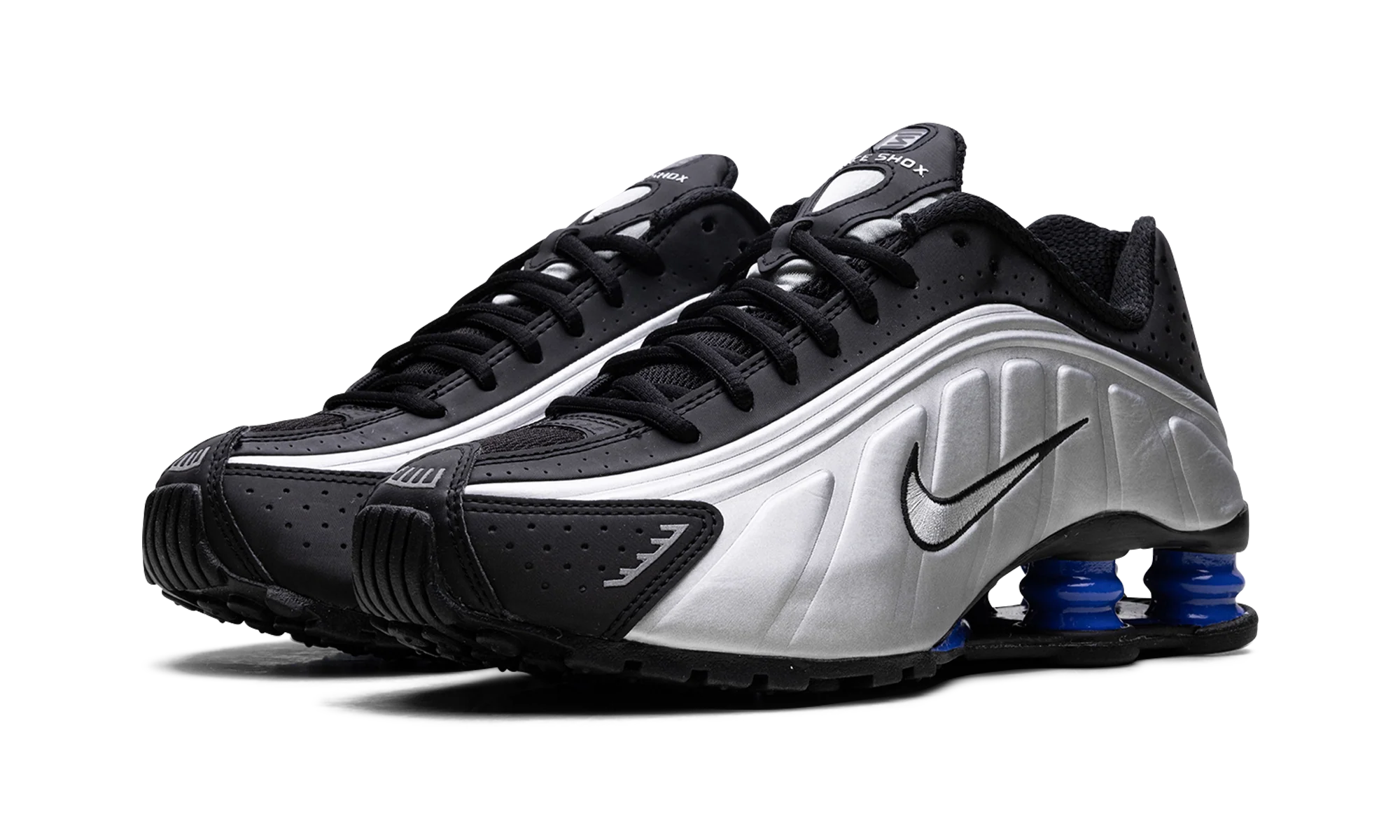 Shox R4 WMNS "Metallic Silver Black Racer Blue" AR3565 006