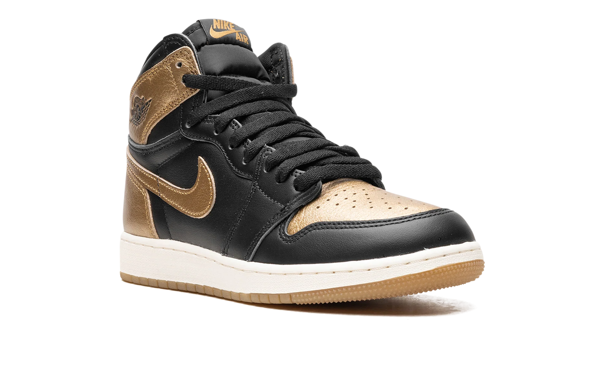Air Jordan 1 GS "Black Metallic Gold" FD1437 071