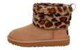 Fluff Mini Quilted Leopard Fleece Lined WMNS "Leopard Print" 1105358 AMP