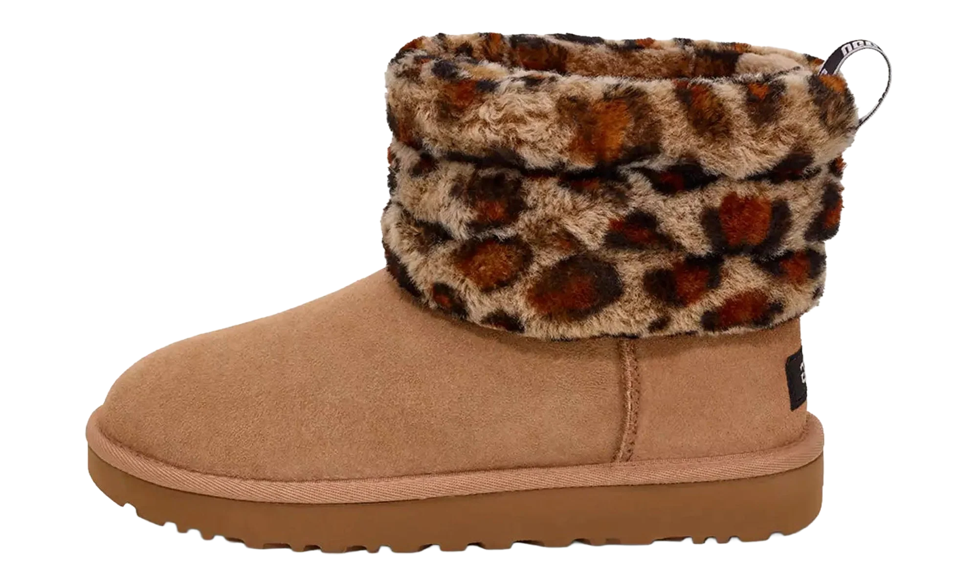 Fluff Mini Quilted Leopard Fleece Lined WMNS "Leopard Print" 1105358 AMP