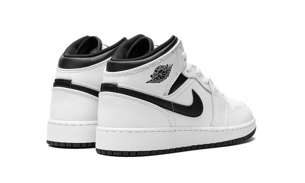 Air Jordan 1 Mid GS "White/Black" DQ8423 132