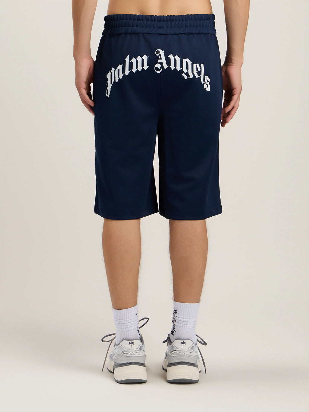 Back Curved Logo Track Shorts