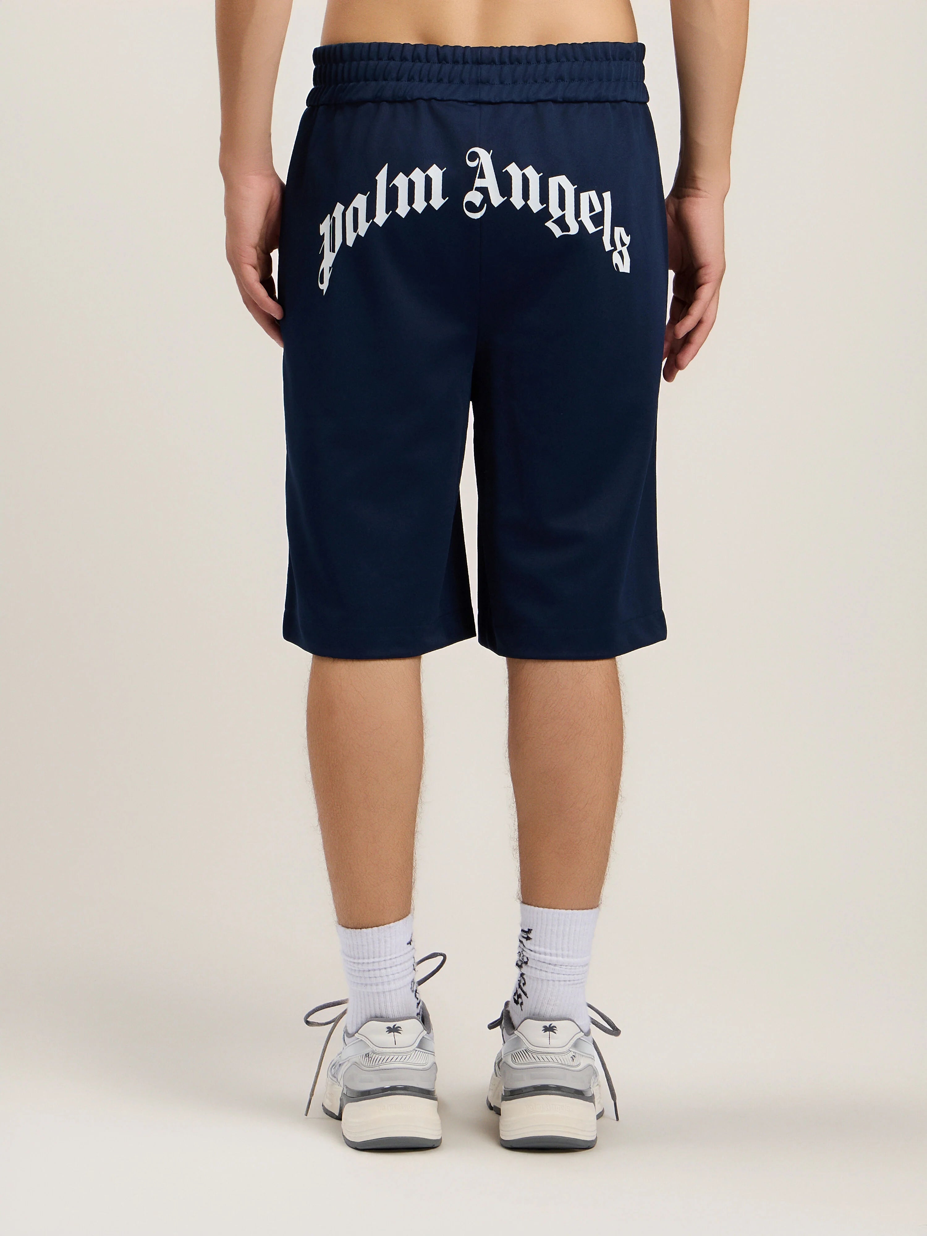 Back Curved Logo Track Shorts