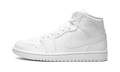 Air Jordan 1 Mid "Triple White" 554724 136