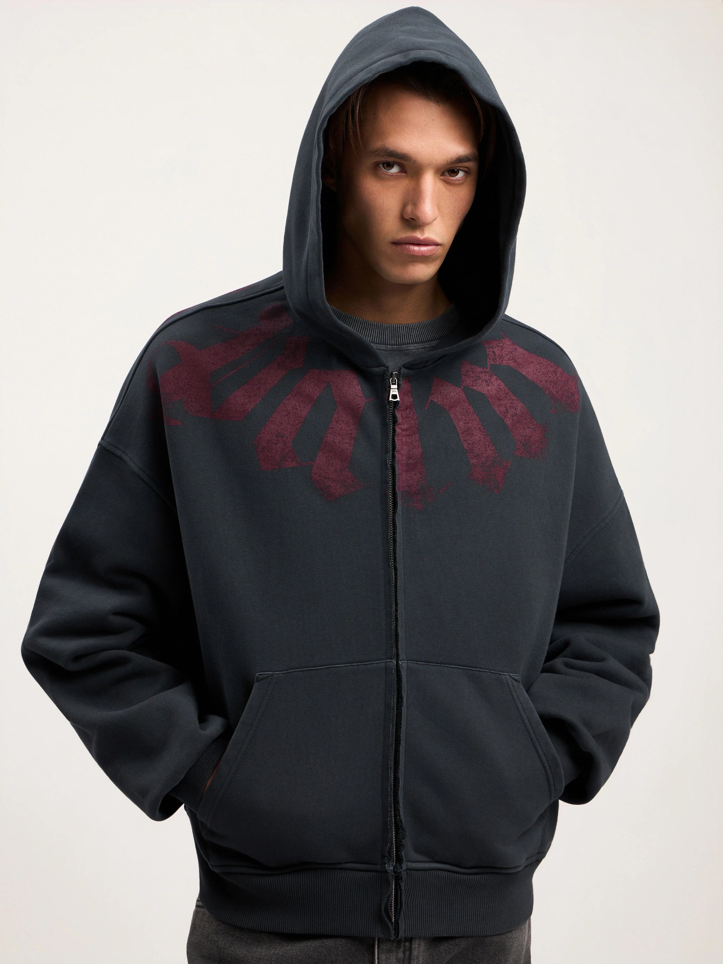 Big Neck Logo Zip Hoody