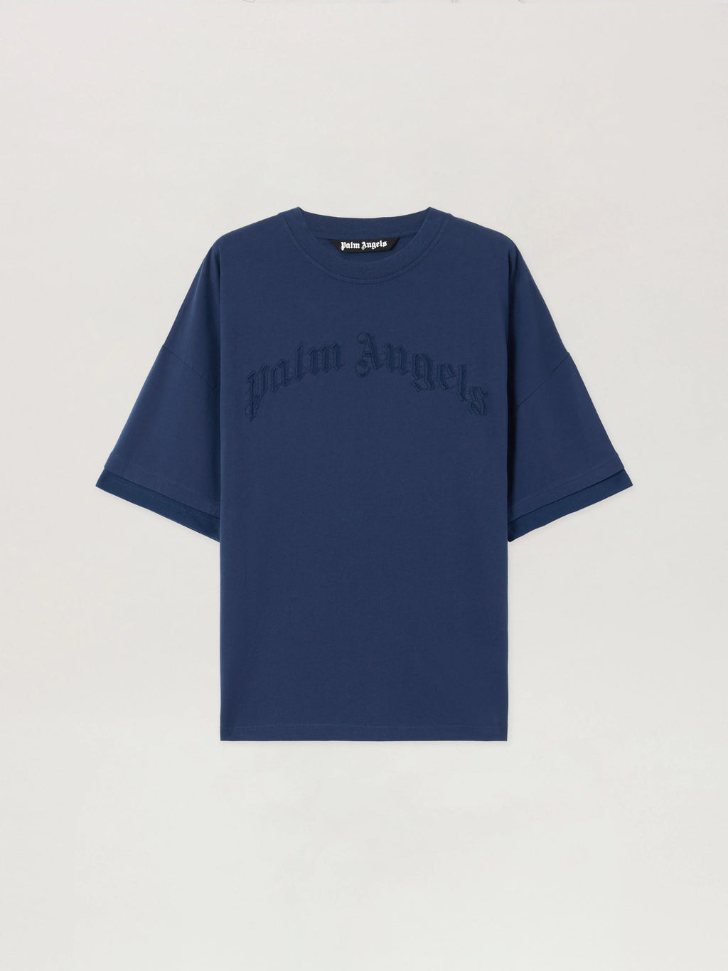 Curved Logo Loose Double T-Shirt